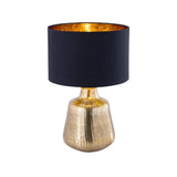 Antique Gold Textured Table Lamp