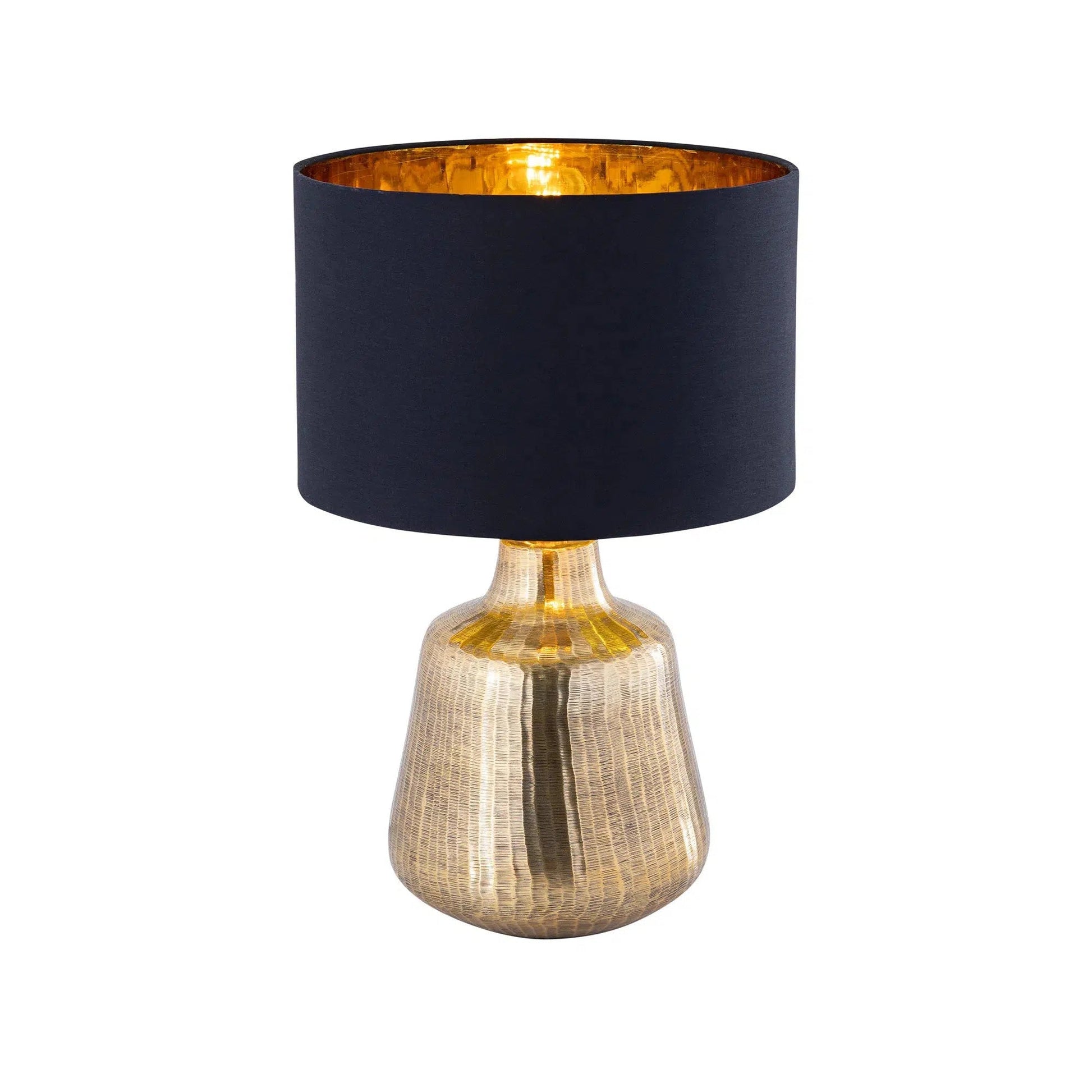 Antique Gold Textured Table Lamp
