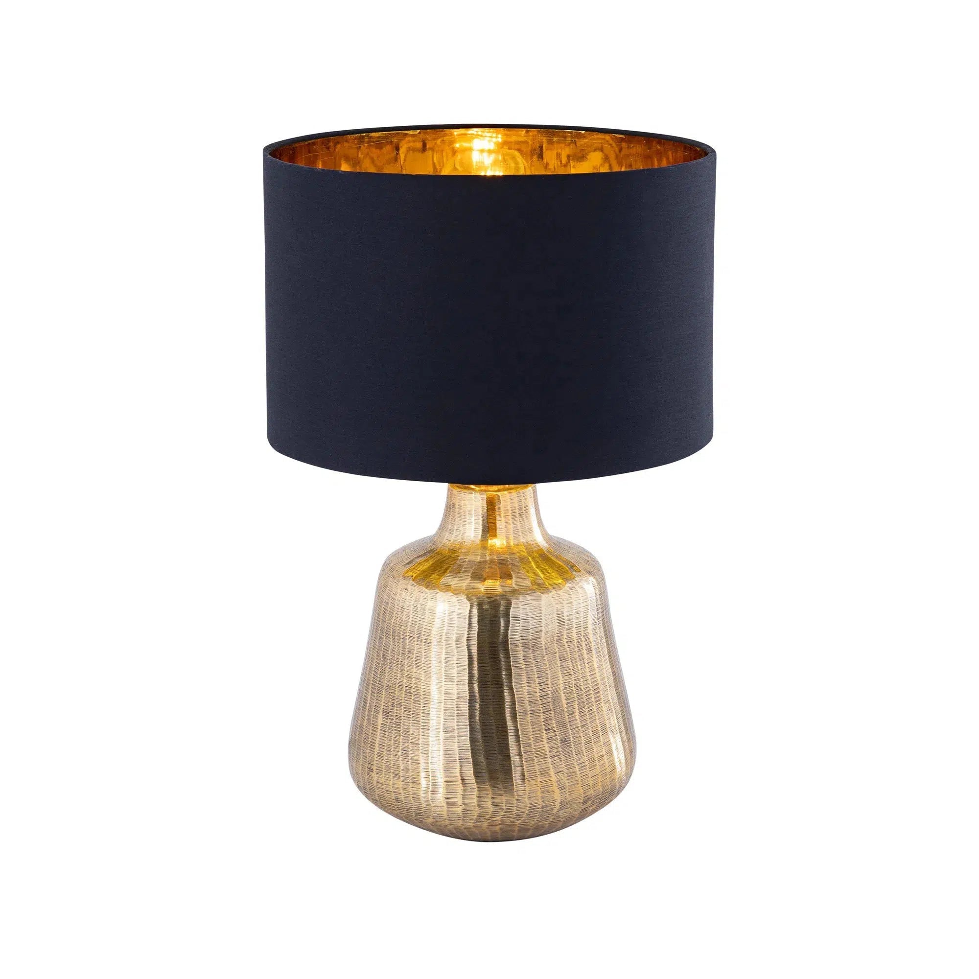 Antique Gold Textured Table Lamp