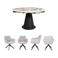 Arabella Dining Table & Evander Dining Set