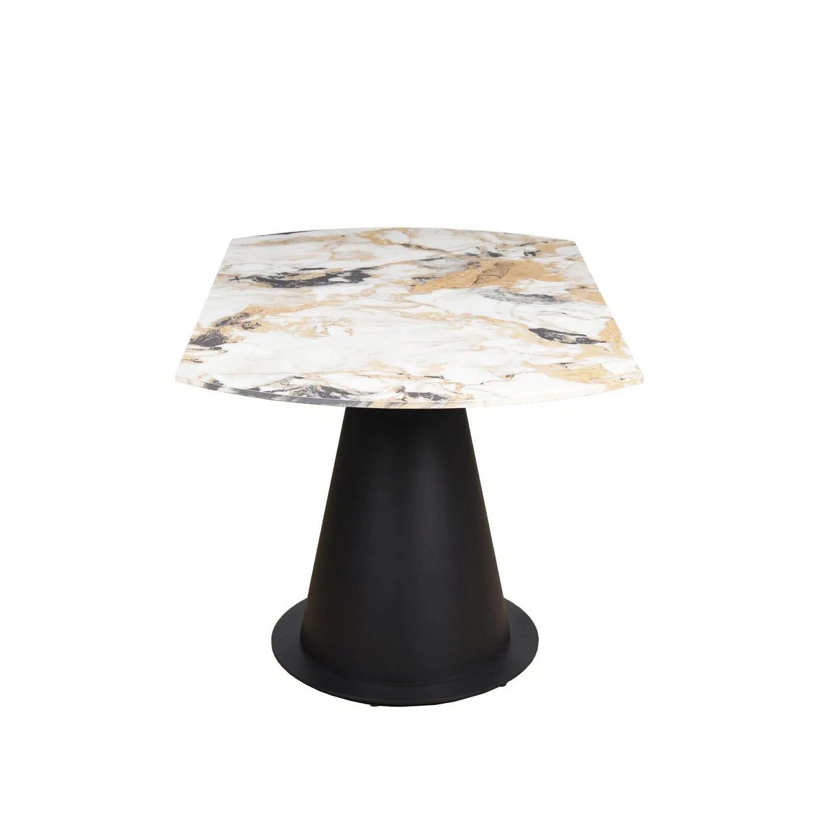 Arabella Dining Table and 4 Evander Beige Chairs