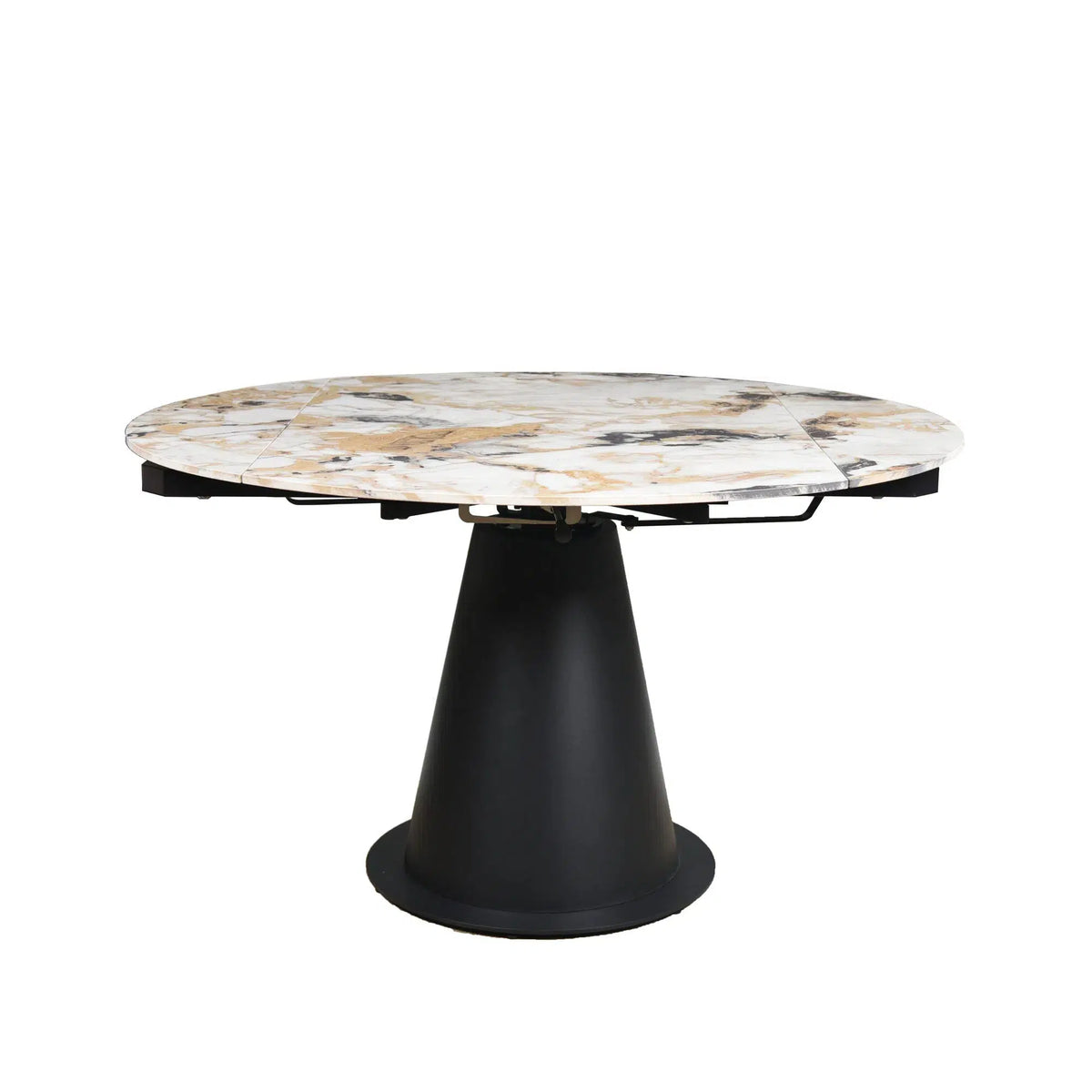 Arabella Dining Table and 4 Evander Beige Chairs