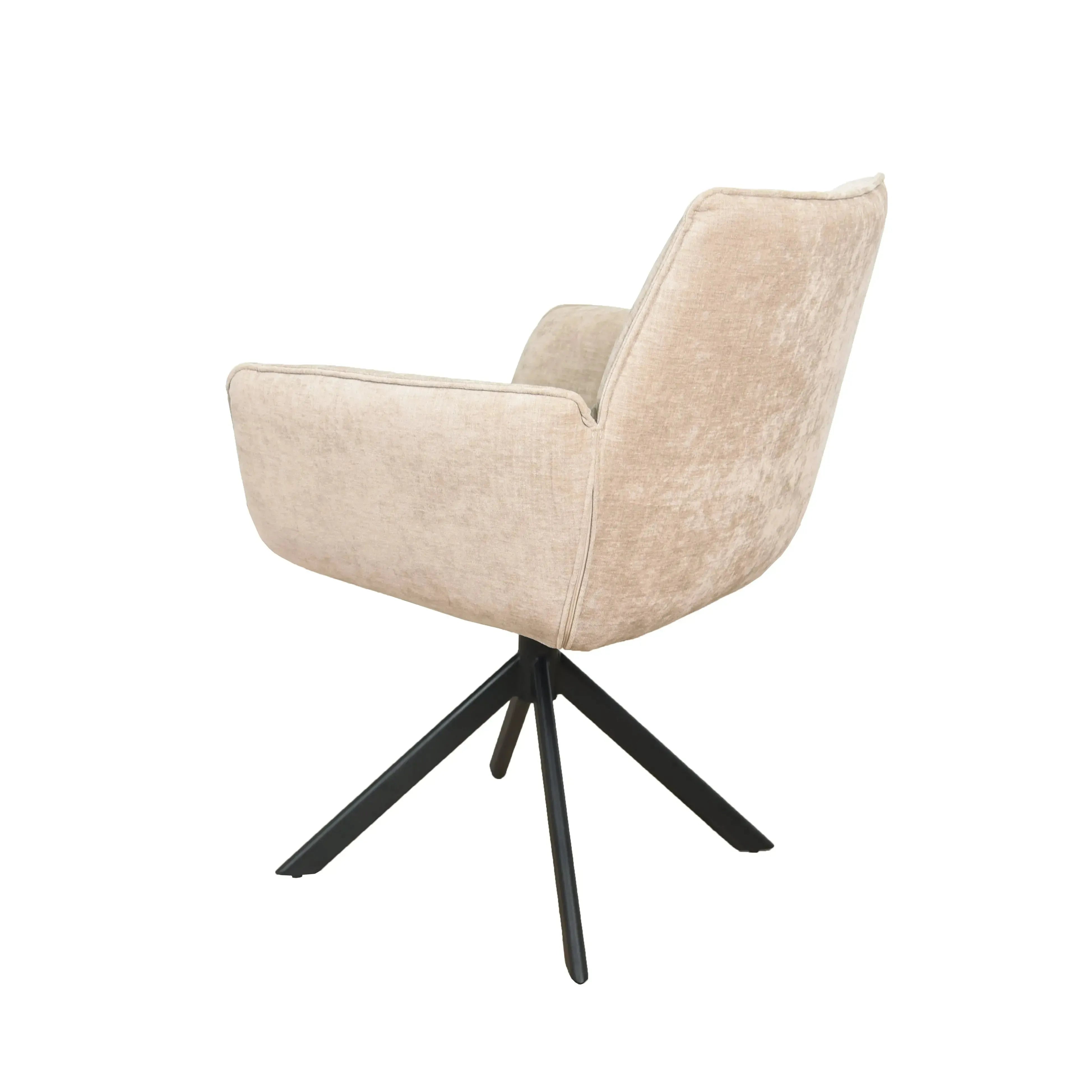 Arabella Dining Table and 4 Evander Beige Chairs