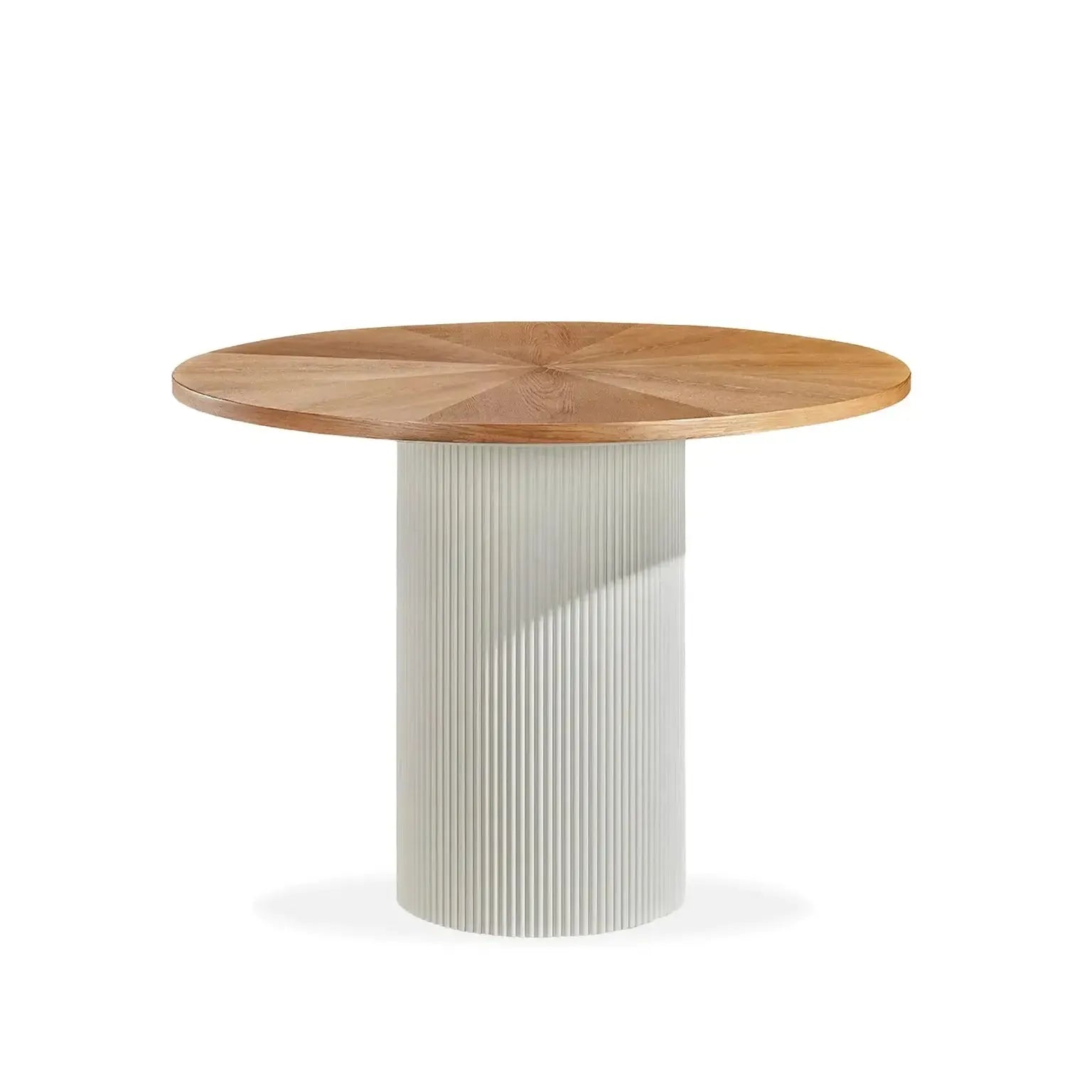 Aria Dining Table and 4 Light Grey Alessia Chairs