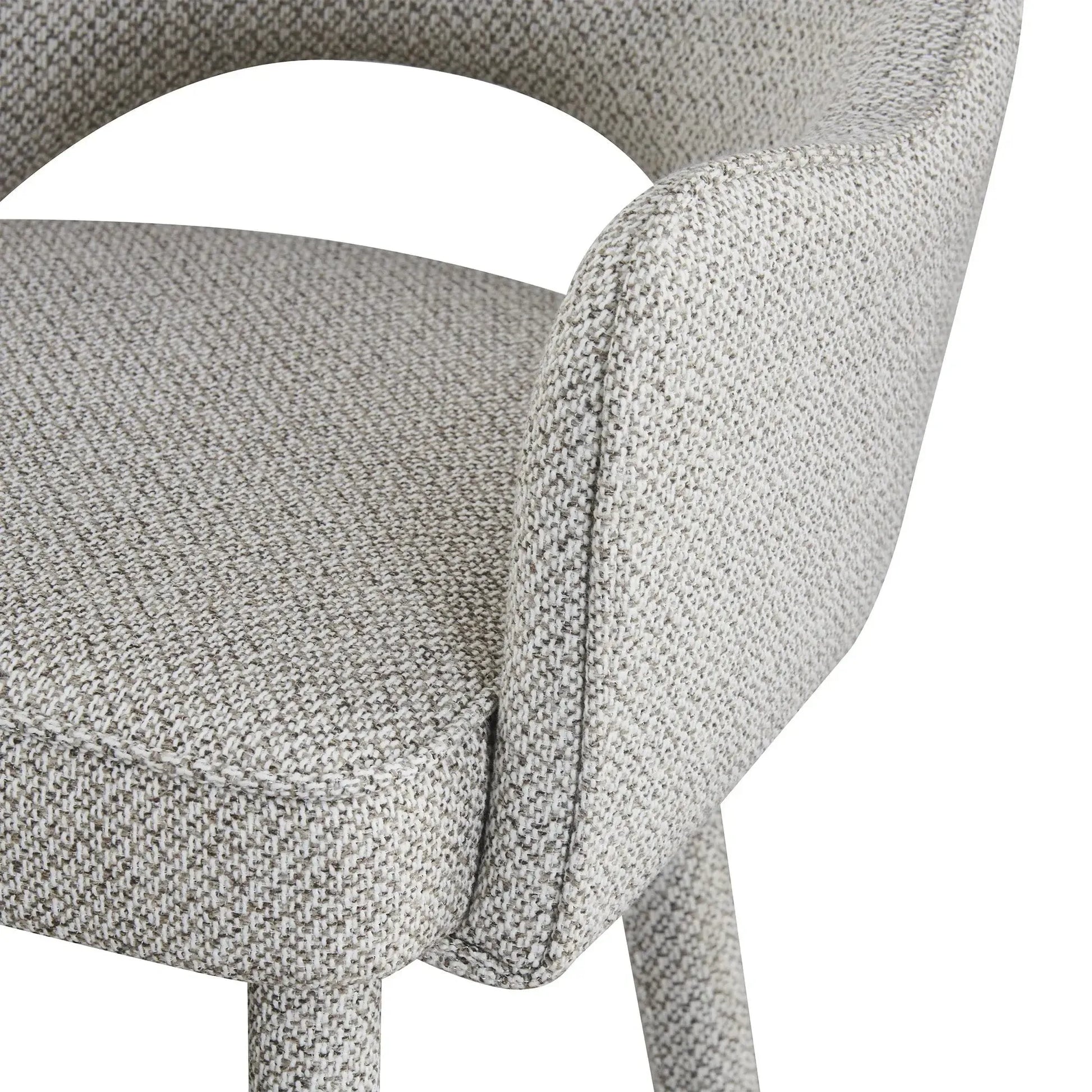 Aria Dining Table and 4 Light Grey Alessia Chairs