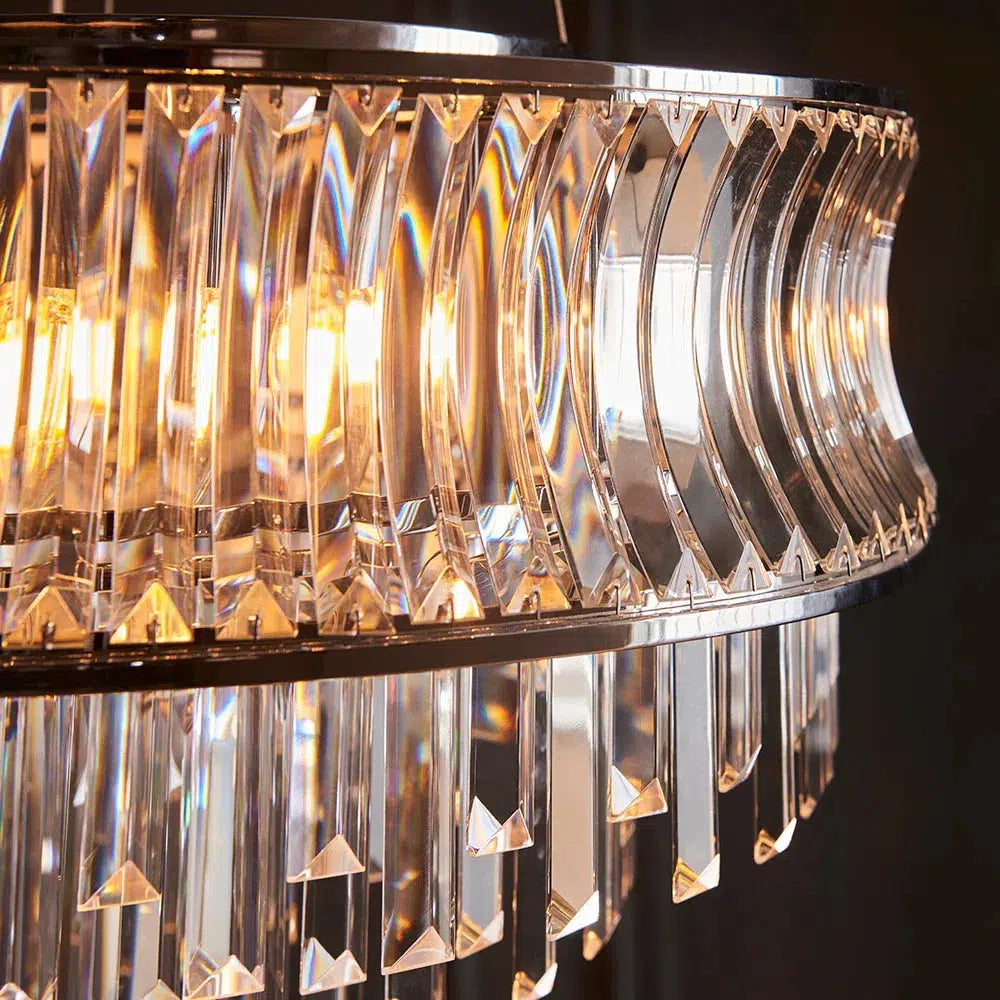 Arizona - 9 Light Pendant with Concabe Clear Glass