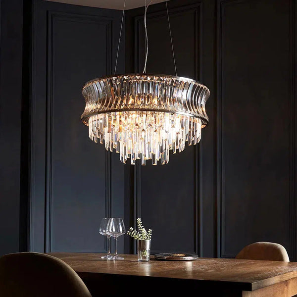Arizona - 9 Light Pendant with Concabe Clear Glass