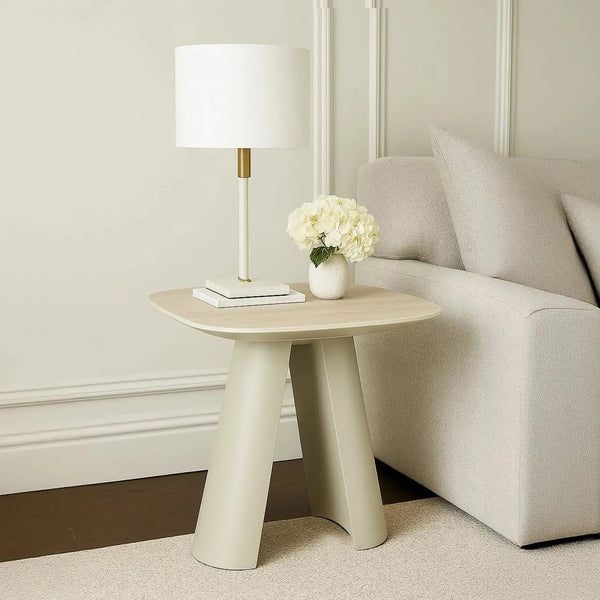 Athena - End Table (Matt Cream)