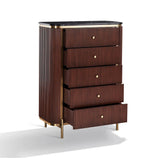 Aurelius - Tall 5 Drawer Chest