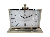 BSG-3104 Silver Rectangular Table Clock