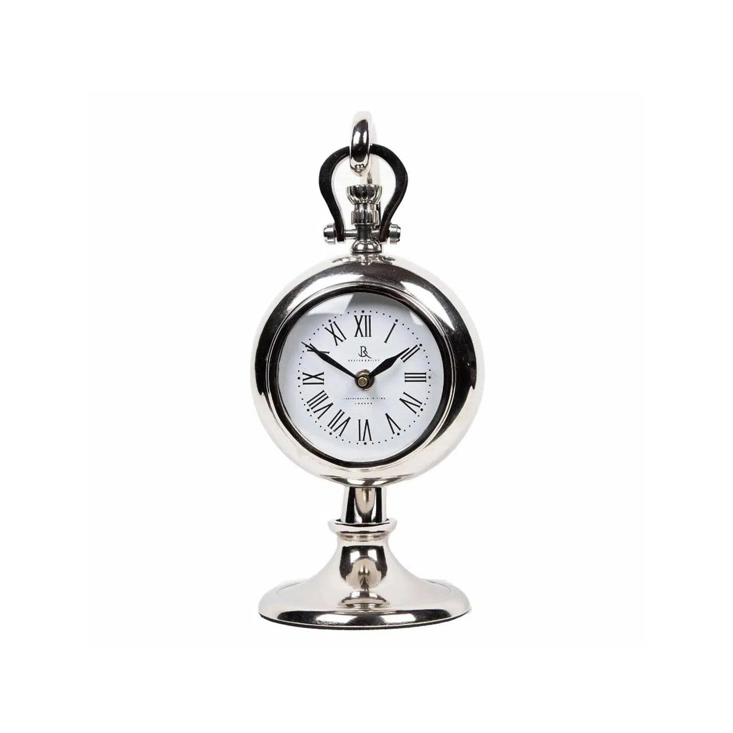 BSG-3115 Silver Circular Table Clock