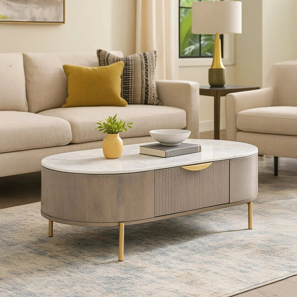 Bianca - Oval Coffee Table