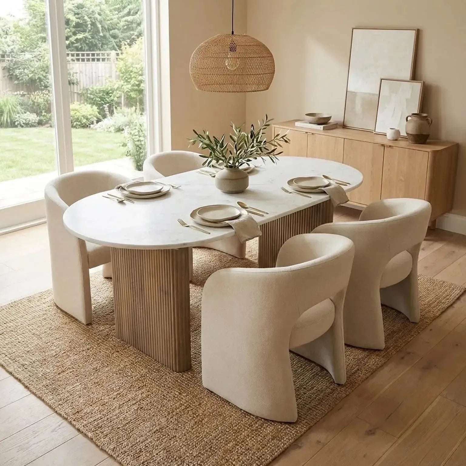 Bianca - Oval Dining Table