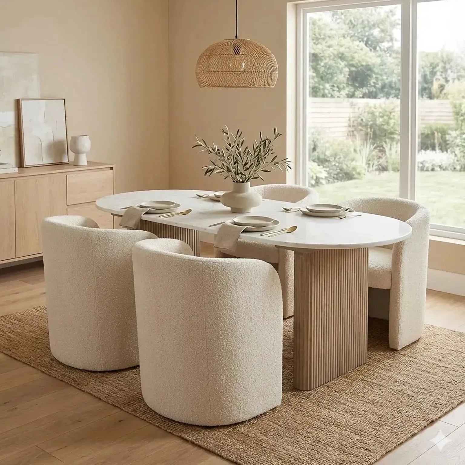 Bianca - Oval Dining Table