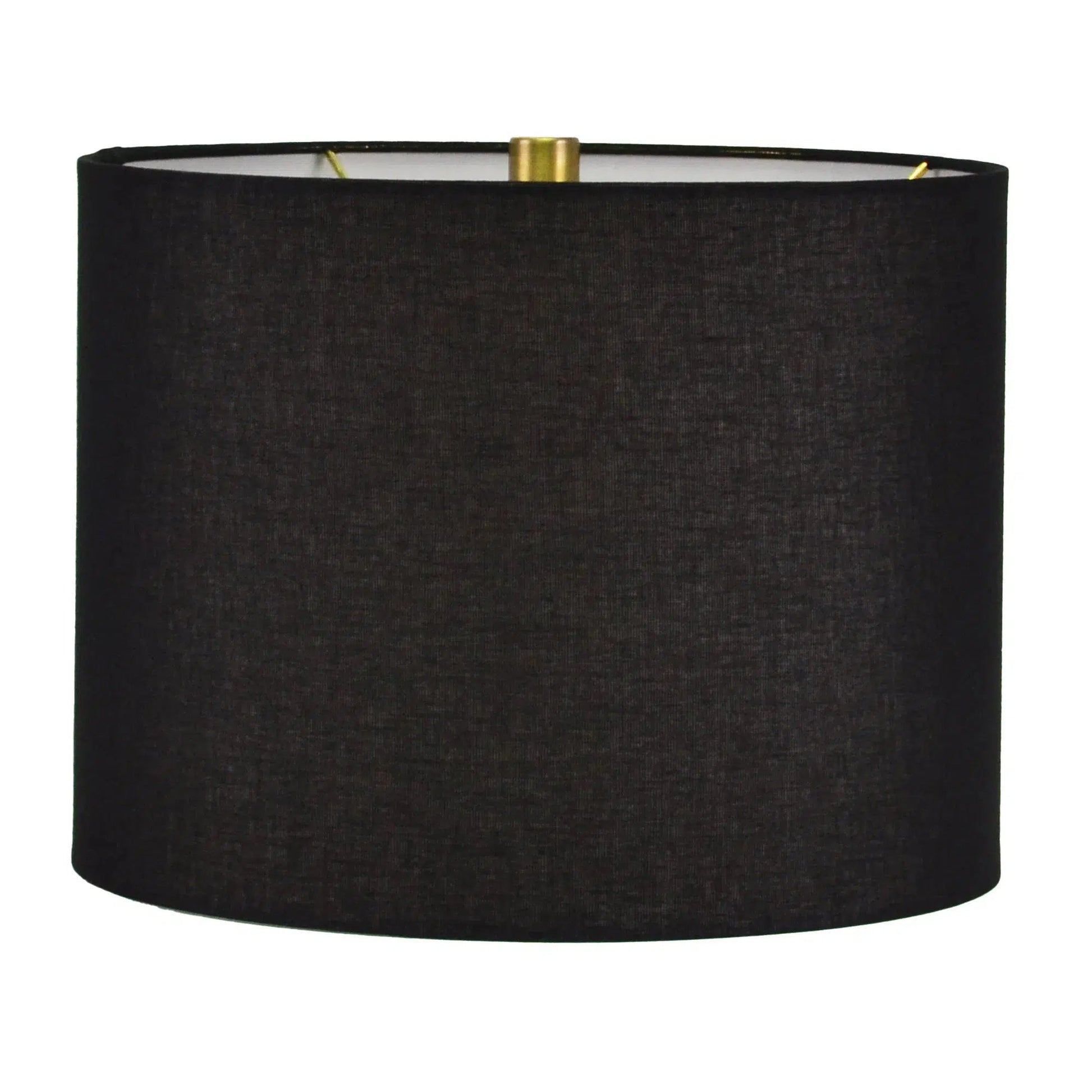 Black Ceramic Lamp with Black Linen Shade 2