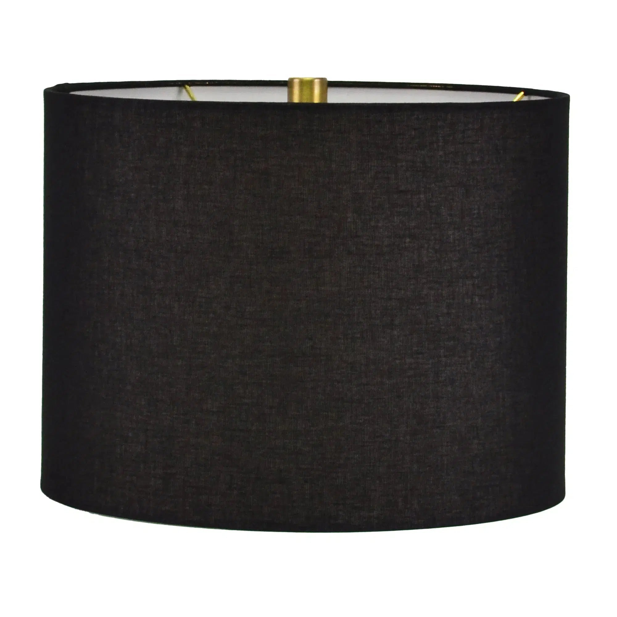 Black Ceramic Lamp with Black Linen Shade 2