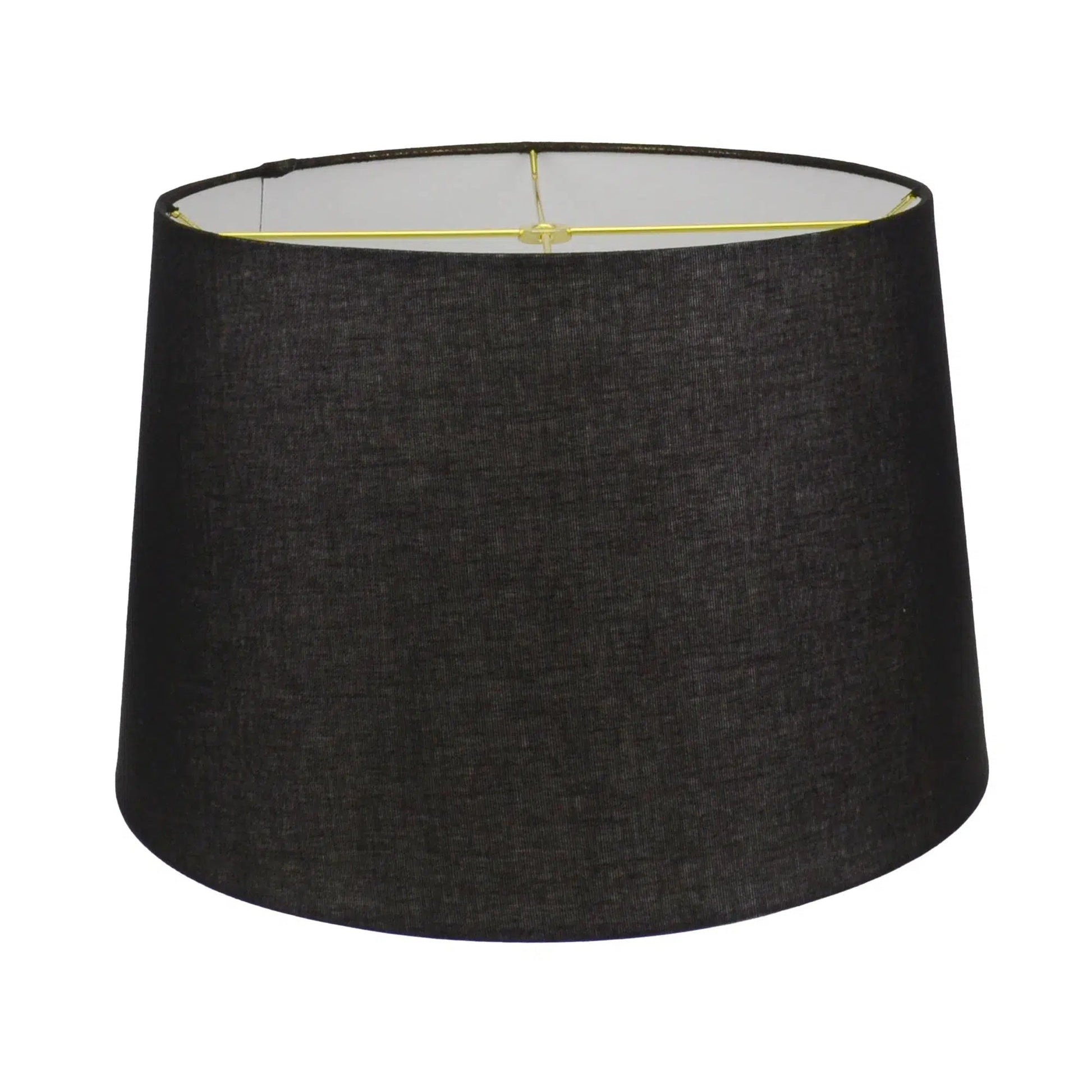 Black Ceramic Lamp with Black Linen Shade 3