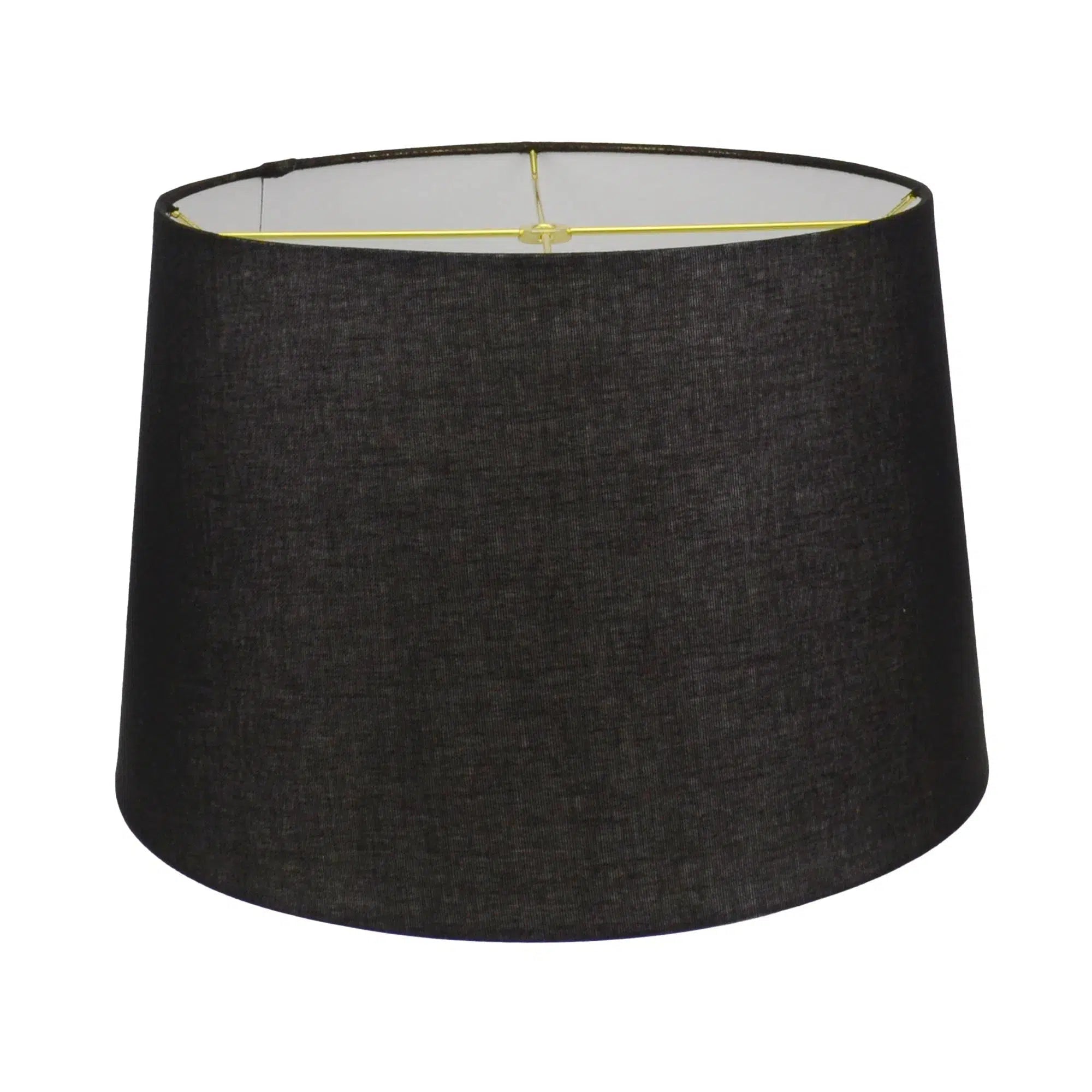 Black Ceramic Lamp with Black Linen Shade 3