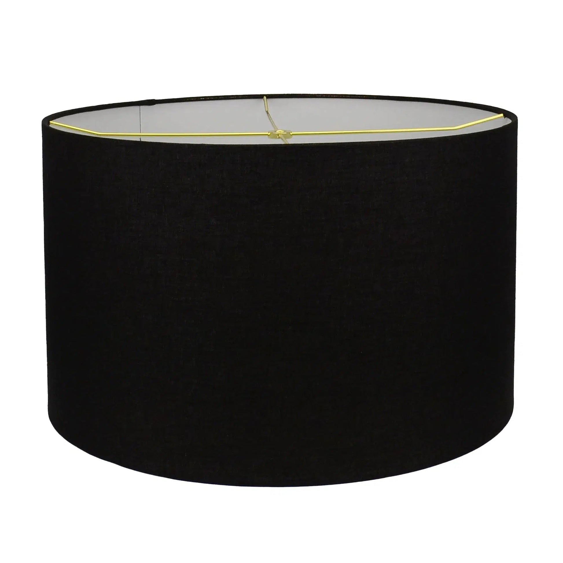 Black Ceramic Lamp with Black Linen Shade 4