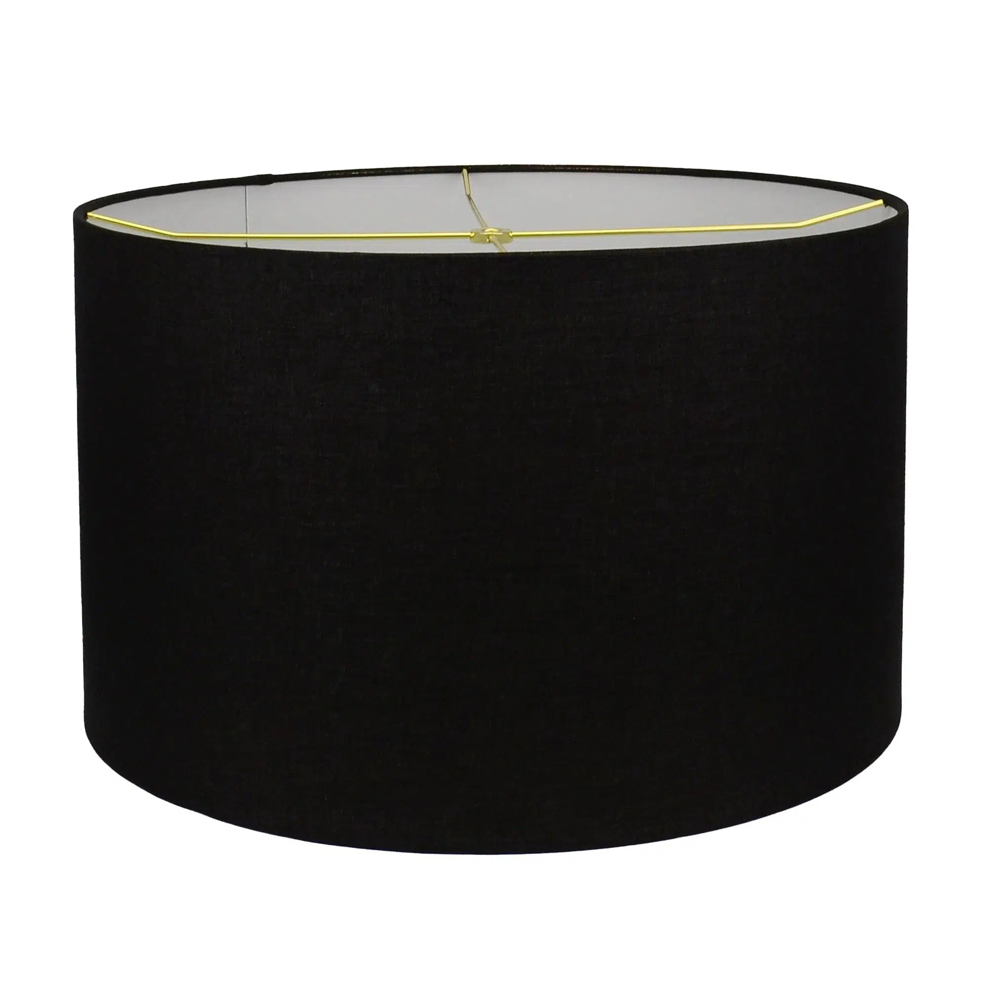 Black Ceramic Lamp with Black Linen Shade 4