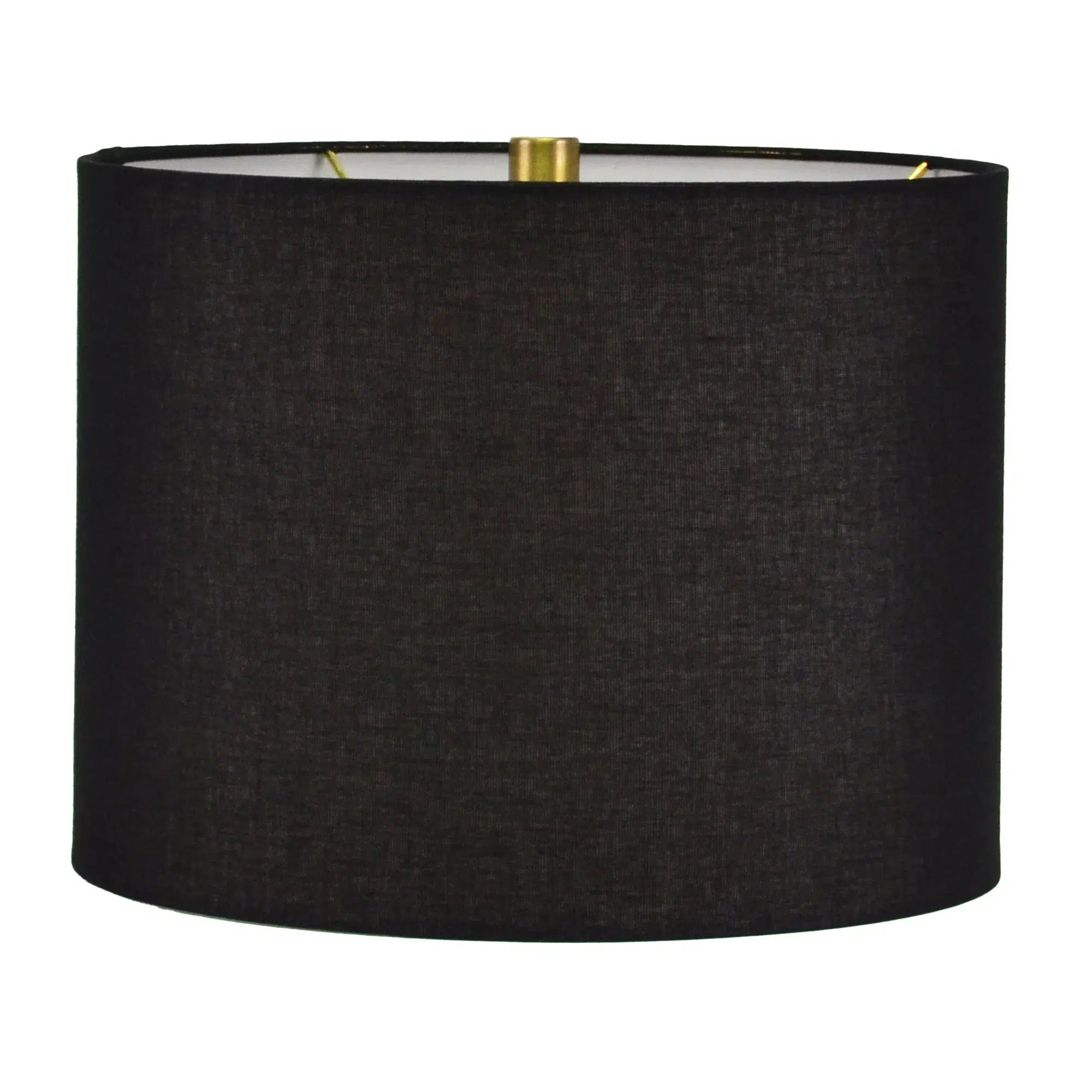 Black Ceramic Lamp with Black Linen Shade