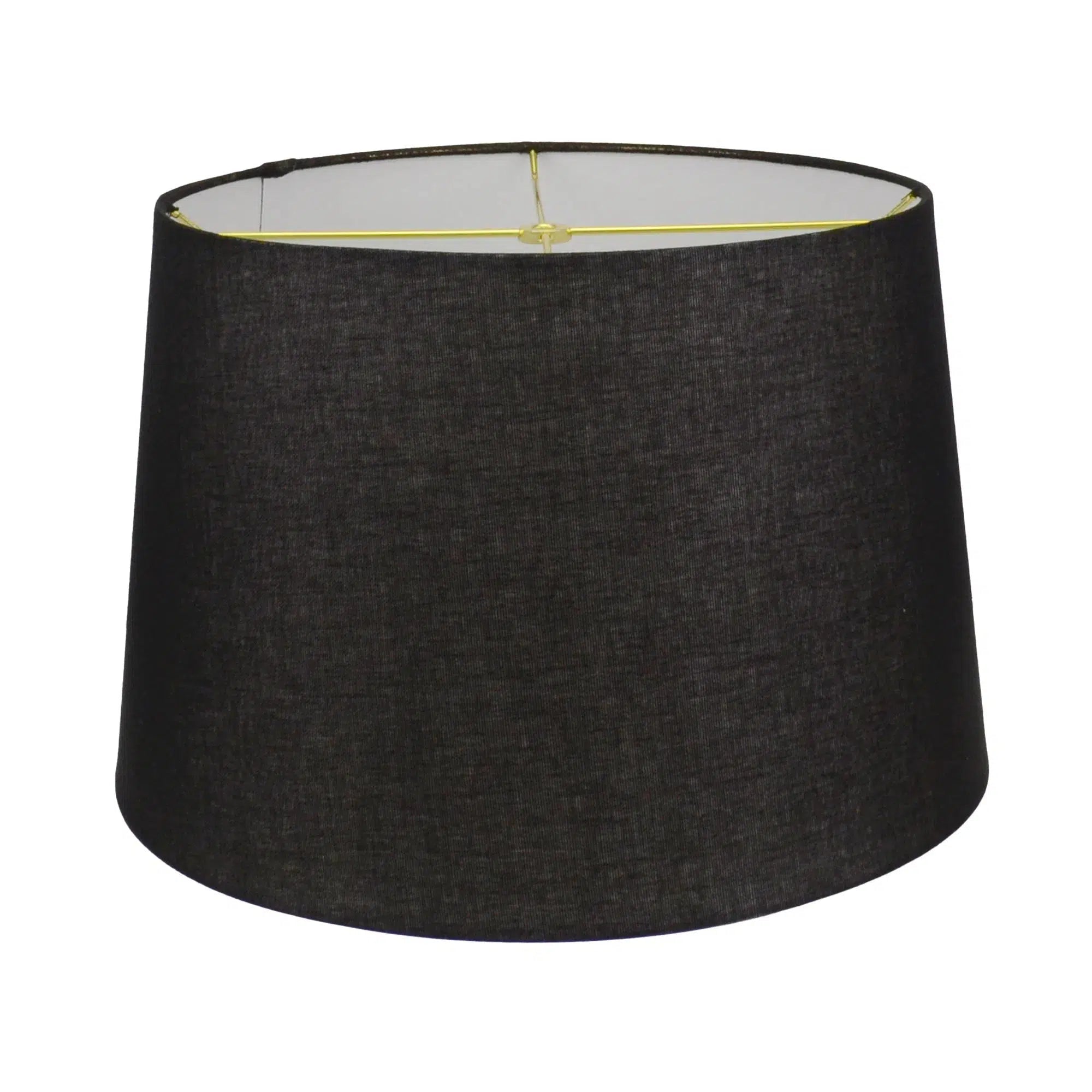 Black Ceramic Lamp with Black Linen Shade