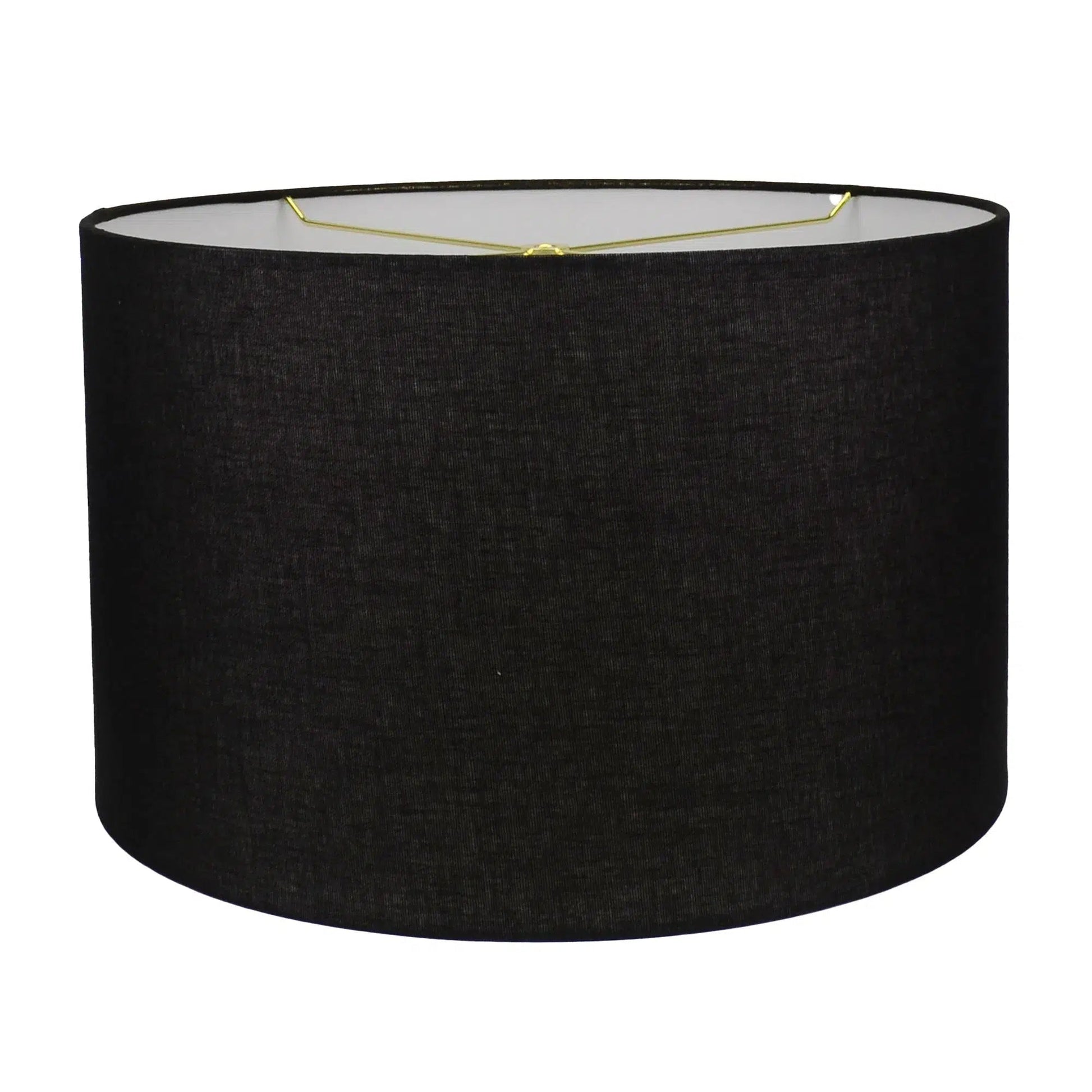 Black Ceramic Lamp with Black Linen Shade 5