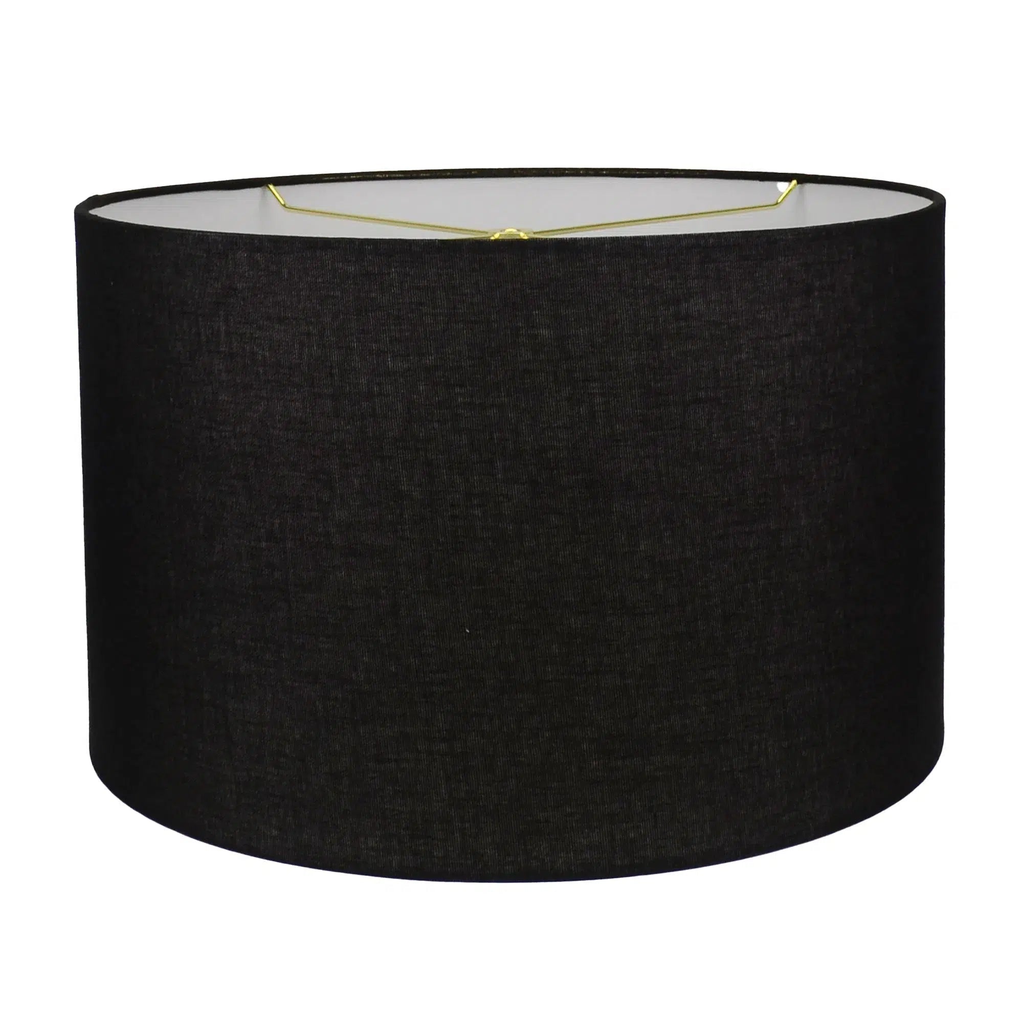 Black Ceramic Lamp with Black Linen Shade 5