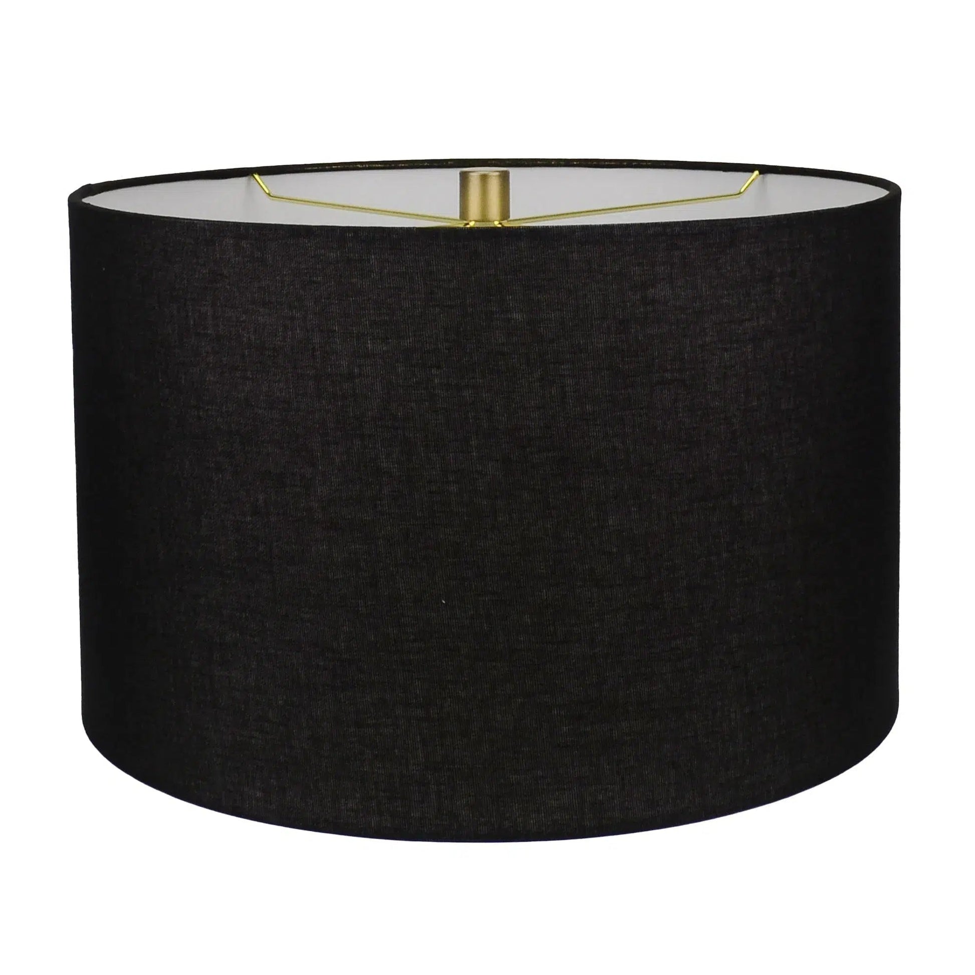 Black Ceramic Lamp with Black Linen Shade 5
