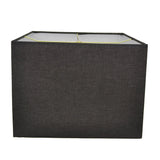 Black Ceramic Lamp with Black Linen Shade 6