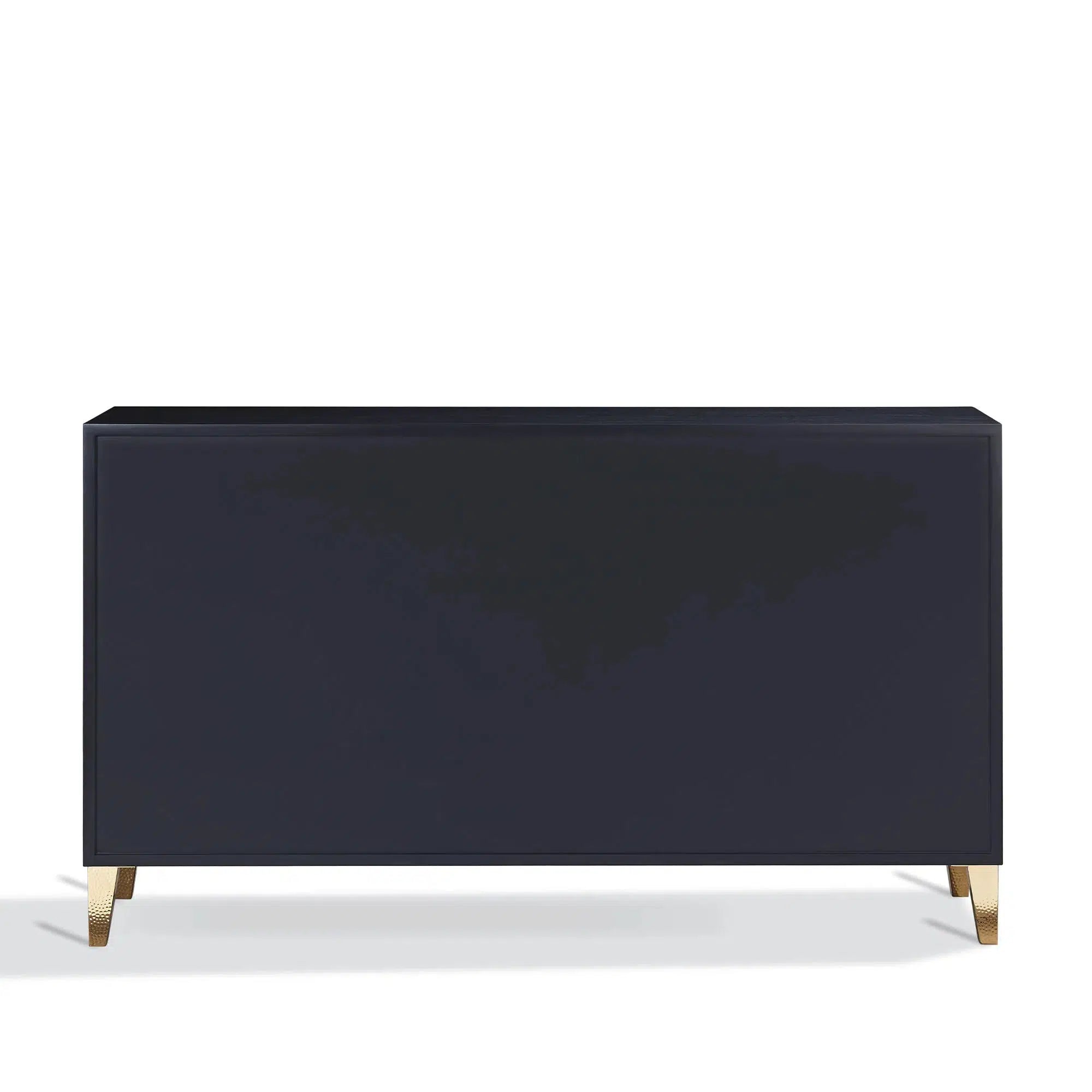 Black and Gold Detail 4 Door Sideboard