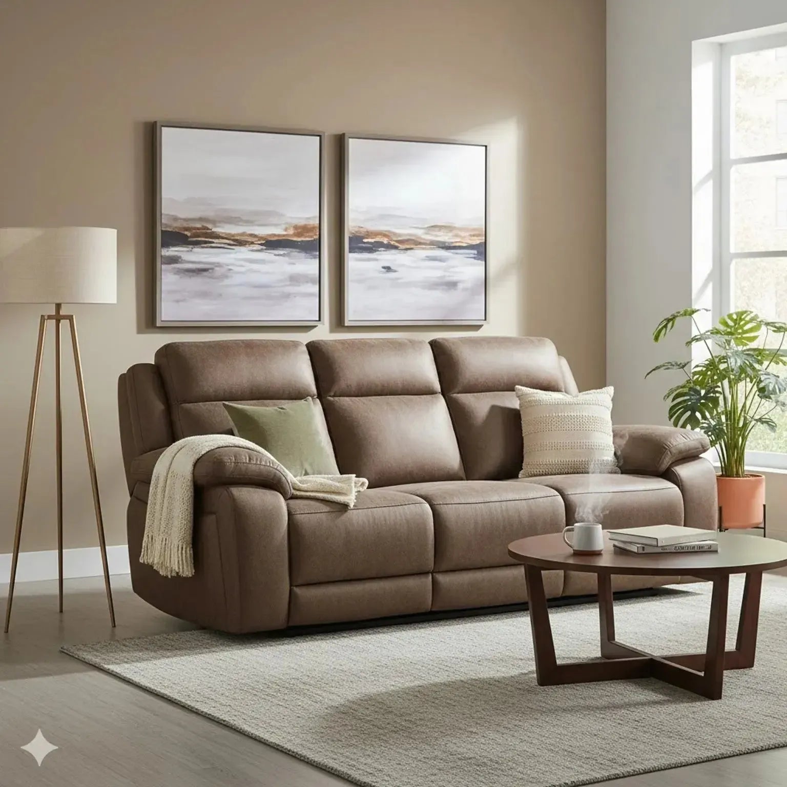 Bowden 3 Seater Power Recliner