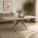 Brent - Extending Dining Table- Beige