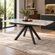 Brent - Extending Dining Table- Grey