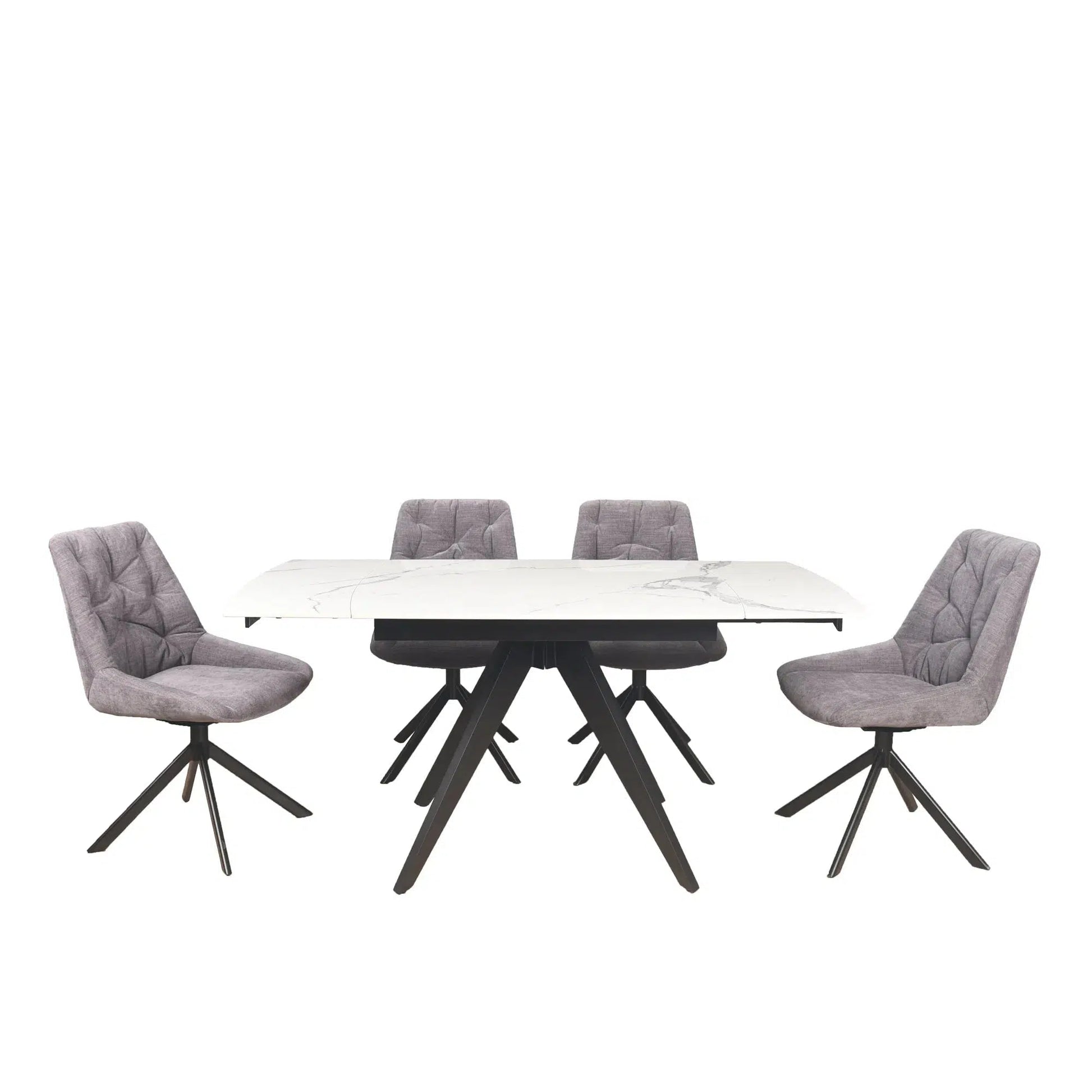 Brent Extending Dining table - White