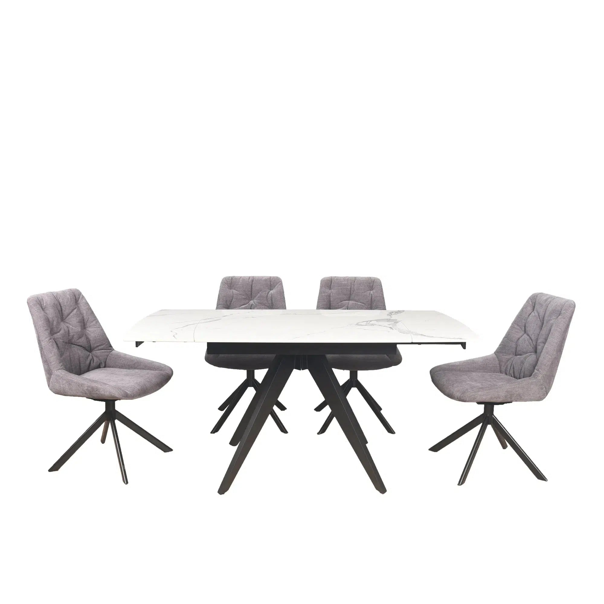 Brent Extending Dining table - White