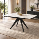 Brent Extending Dining table - White