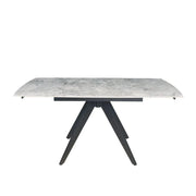 Brent Grey Dining Table and 4 Huxley Dark Grey Dining Chairs