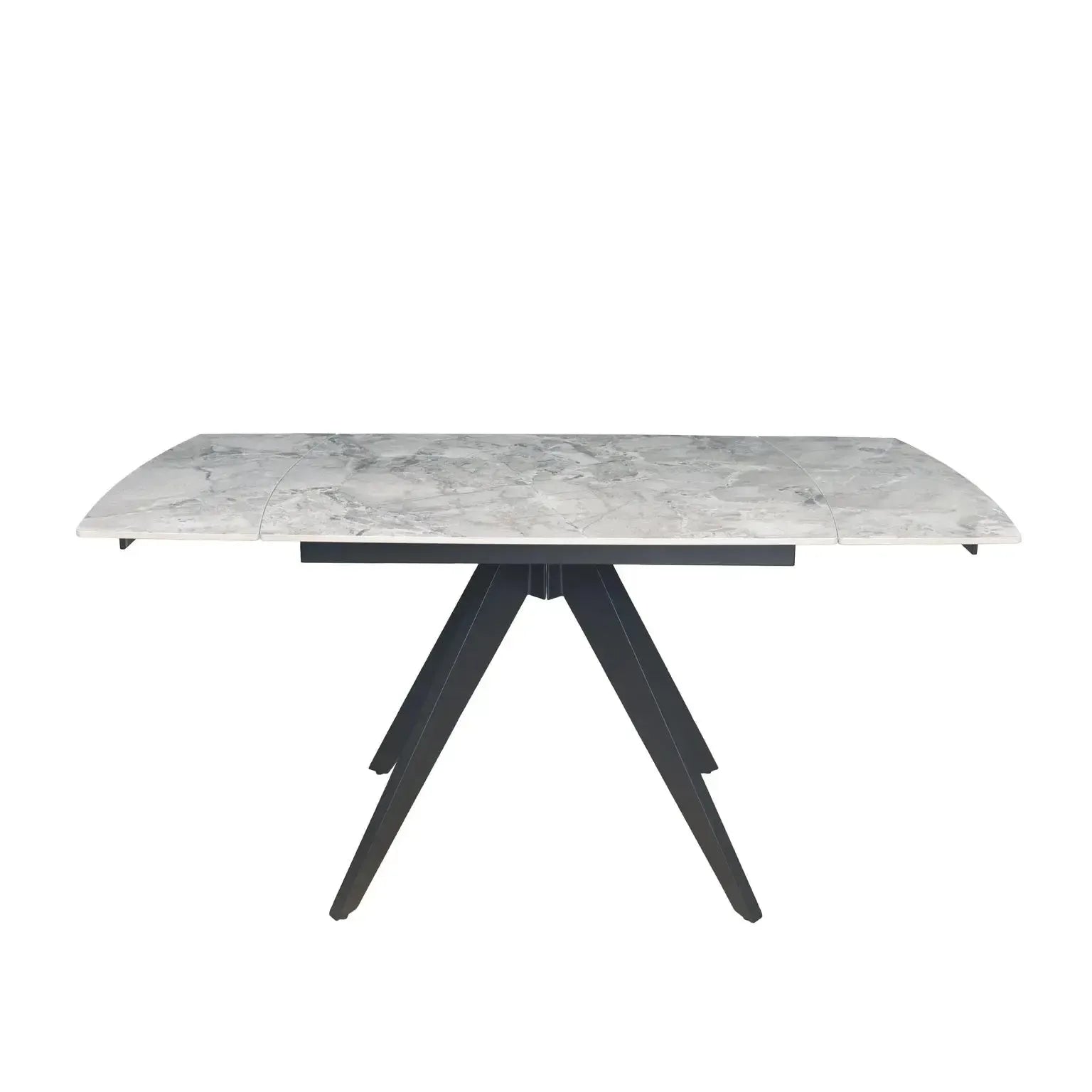 Brent Grey Dining Table and 4 Huxley Dark Grey Dining Chairs