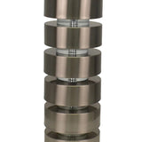 Brushed Nickel Lamp with Black Linen Shade 2