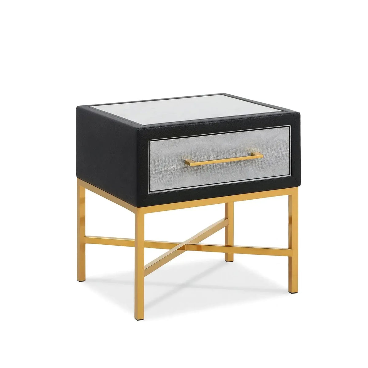 Cadiz - Grey Shagreen Side Table