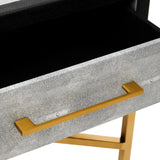 Cadiz - Grey Shagreen Side Table