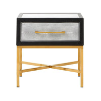 Cadiz - Grey Shagreen Side Table