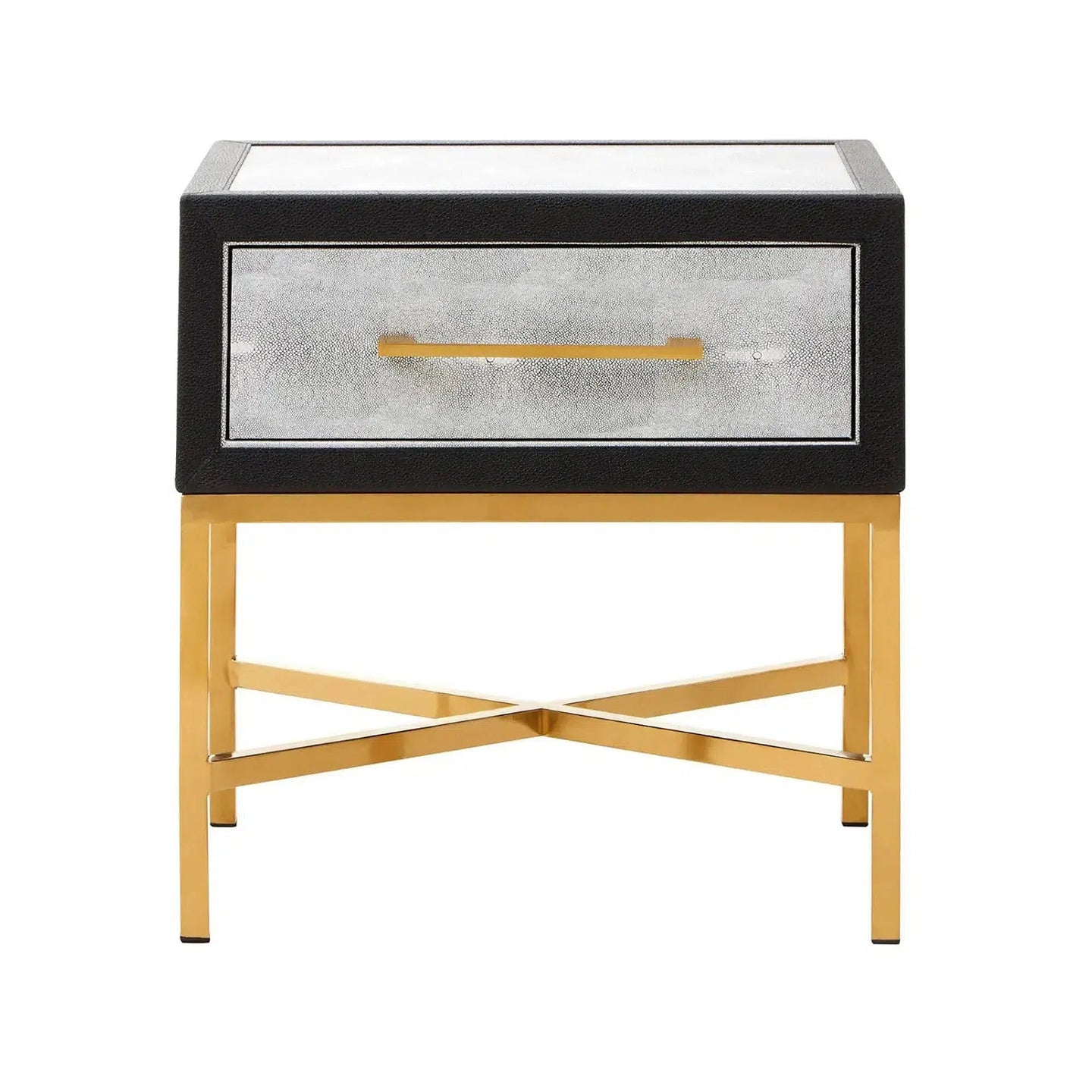 Cadiz - Grey Shagreen Side Table