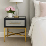 Cadiz - Grey Shagreen Side Table