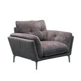 Calabri - 1 Seater Sofa - Extreme Grey