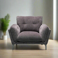 Calabri - 1 Seater Sofa - Extreme Grey