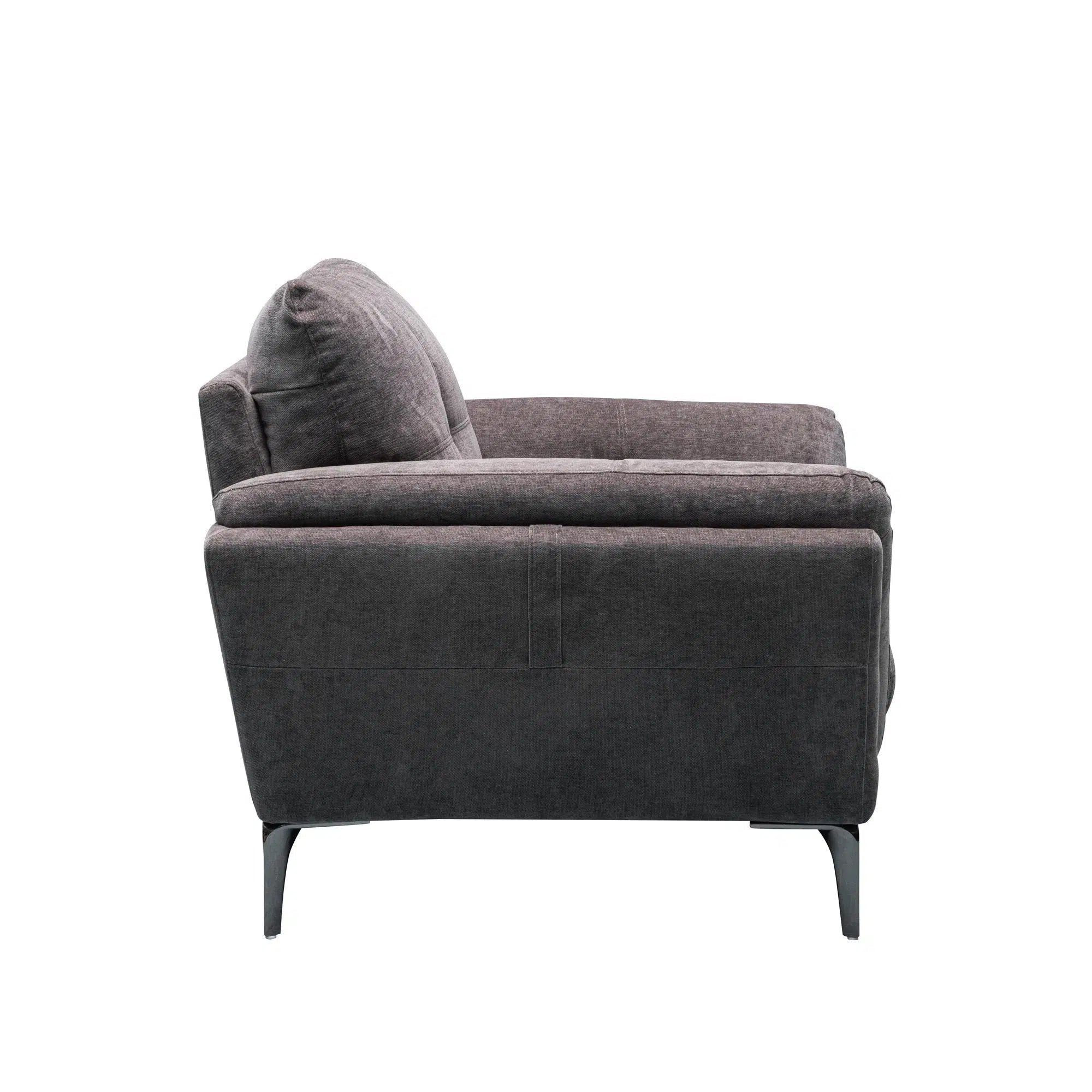 Calabri - 1 Seater Sofa - Extreme Grey