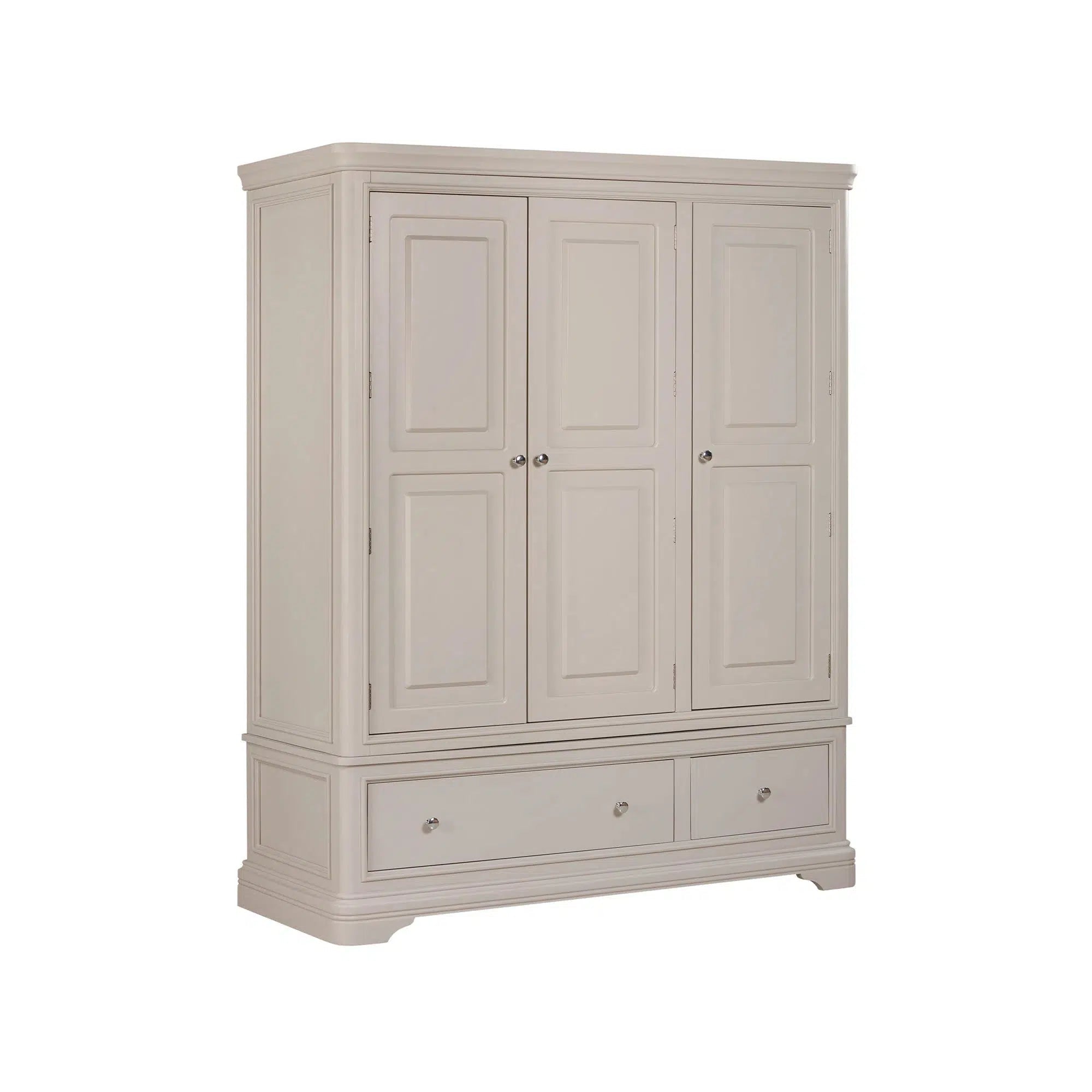 Cambridge - 3 Door 2 Drawer Wardrobe - Grey