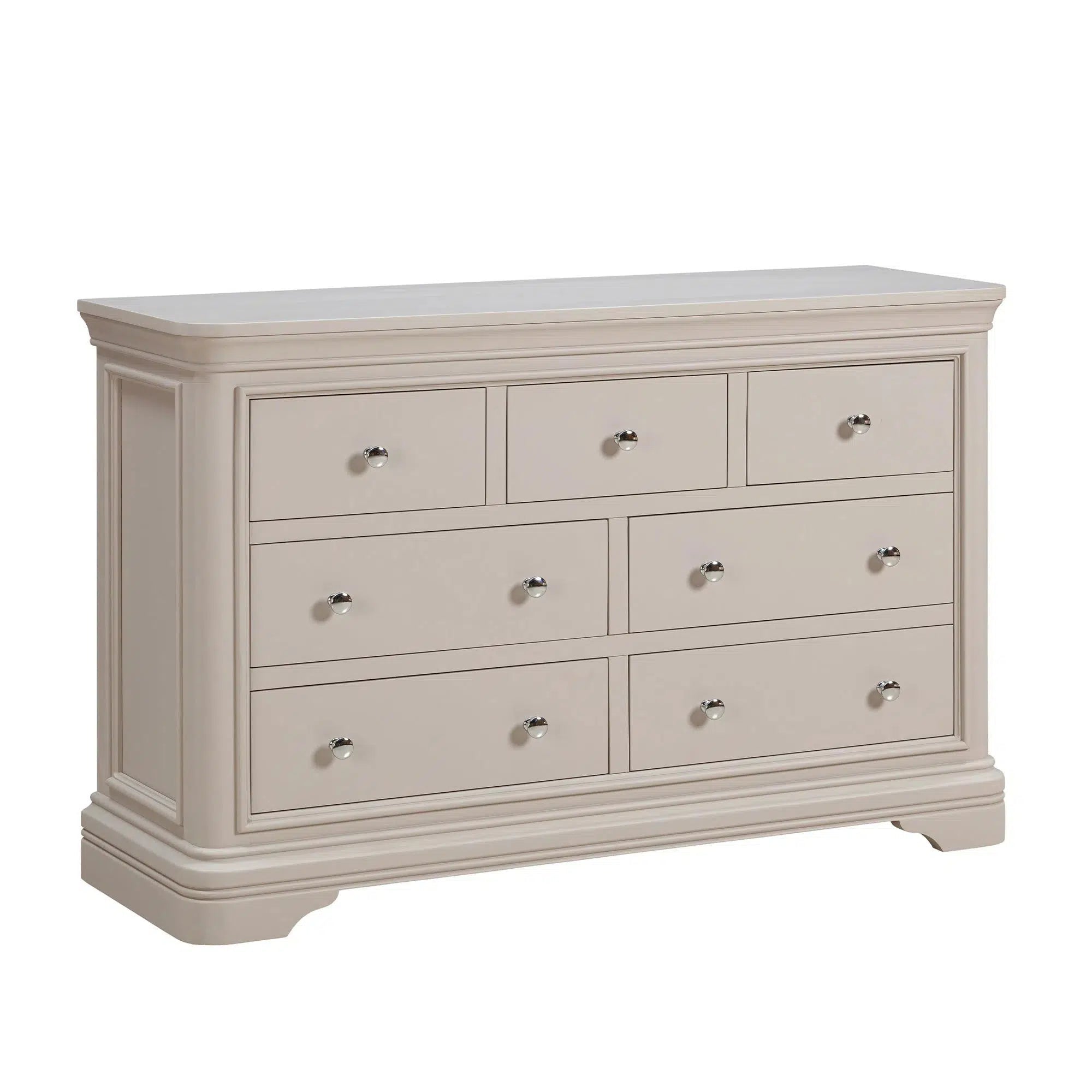 Cambridge - 3 Over 4 Drawer Chest - Grey